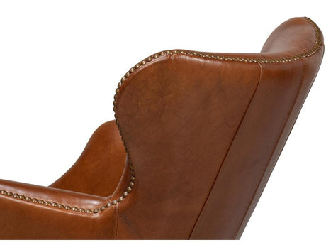 Andrew Jackson Brown Desk Chair - Ornate Home