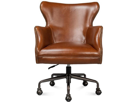 Andrew Jackson Brown Desk Chair - Ornate Home