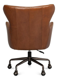 Andrew Jackson Brown Desk Chair - Ornate Home