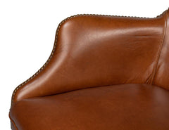Andrew Jackson Brown Desk Chair - Ornate Home