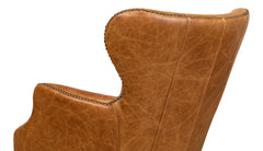 Andrew Jackson Brown Desk Chair - Ornate Home