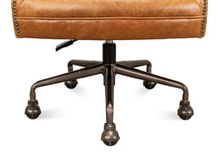 Andrew Jackson Brown Desk Chair - Ornate Home
