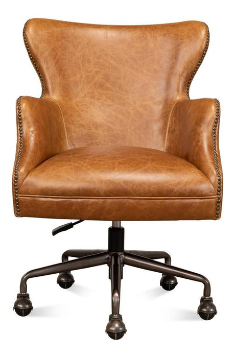 Andrew Jackson Brown Desk Chair - Ornate Home