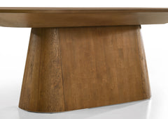 Andrew Walnut 88" Oval Dining Table - Ornate Home