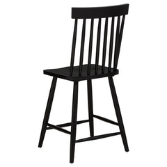 Andrews Black/Light Ash 5-piece Round Counter Dining Set - Ornate Home