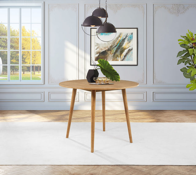 Andrews Light Ash 48-inch Round Counter Height Dining Table - Ornate Home
