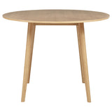 Andrews Light Ash 48-inch Round Counter Height Dining Table - Ornate Home