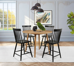 Andrews Light Ash 48-inch Round Counter Height Dining Table - Ornate Home