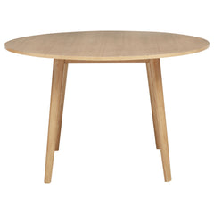 Andrews Light Ash 48-inch Round Wood Dining Room Table - Ornate Home