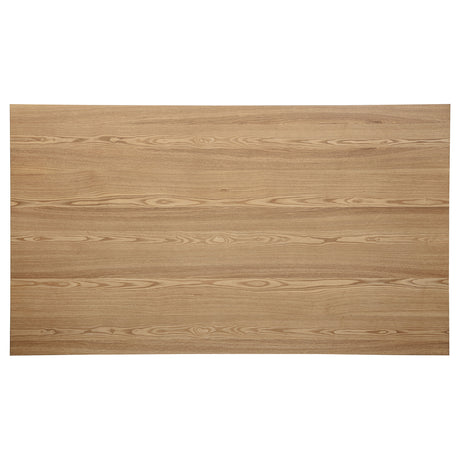 Andrews Light Ash/White 7-piece Rectangular Dining Set - Ornate Home