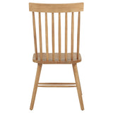 Andrews Light Ash Windsor Spindle Back Dining Side Chair (Set of 2) - Ornate Home