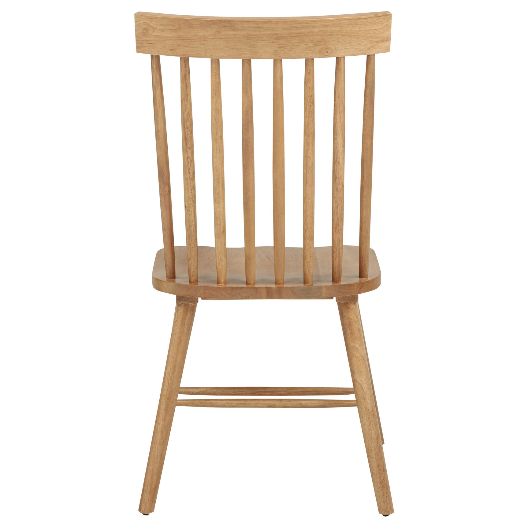Andrews Light Ash Windsor Spindle Back Dining Side Chair (Set of 2) - Ornate Home