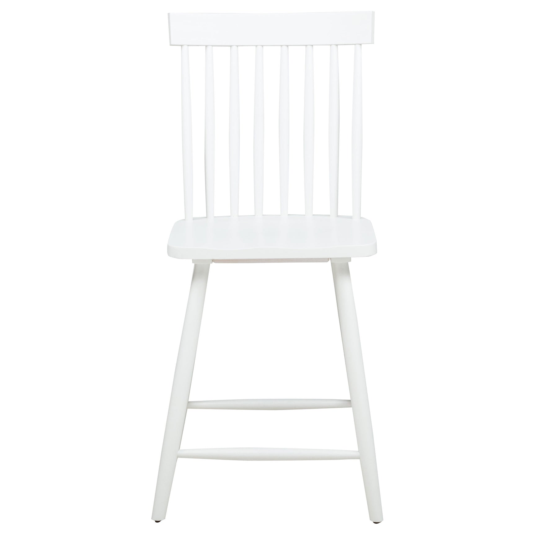 Andrews White Windsor Counter Height Dining Side Chair (Set of 2) - Ornate Home