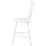 Andrews White Windsor Counter Height Dining Side Chair (Set of 2) - Ornate Home