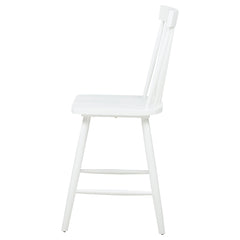 Andrews White Windsor Counter Height Dining Side Chair (Set of 2) - Ornate Home