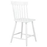 Andrews White Windsor Counter Height Dining Side Chair (Set of 2) - Ornate Home