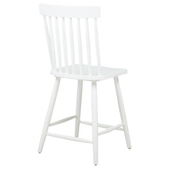 Andrews White Windsor Counter Height Dining Side Chair (Set of 2) - Ornate Home