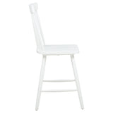 Andrews White Windsor Counter Height Dining Side Chair (Set of 2) - Ornate Home