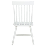 Andrews White Windsor Spindle Back Dining Side Chair (Set of 2) - Ornate Home