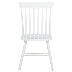 Andrews White Windsor Spindle Back Dining Side Chair (Set of 2) - Ornate Home