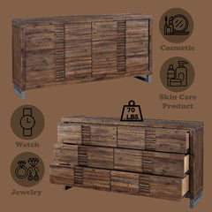 Andria Reclaimed Oak Dresser - Ornate Home