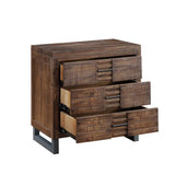 Andria Reclaimed Oak Nightstand - Ornate Home