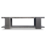 Andros Smoked Truffle Outdoor Outdoor Cocktail Table - Ornate Home