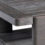 Andros Smoked Truffle Outdoor Outdoor Cocktail Table - Ornate Home