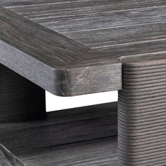 Andros Smoked Truffle Outdoor Outdoor Cocktail Table - Ornate Home