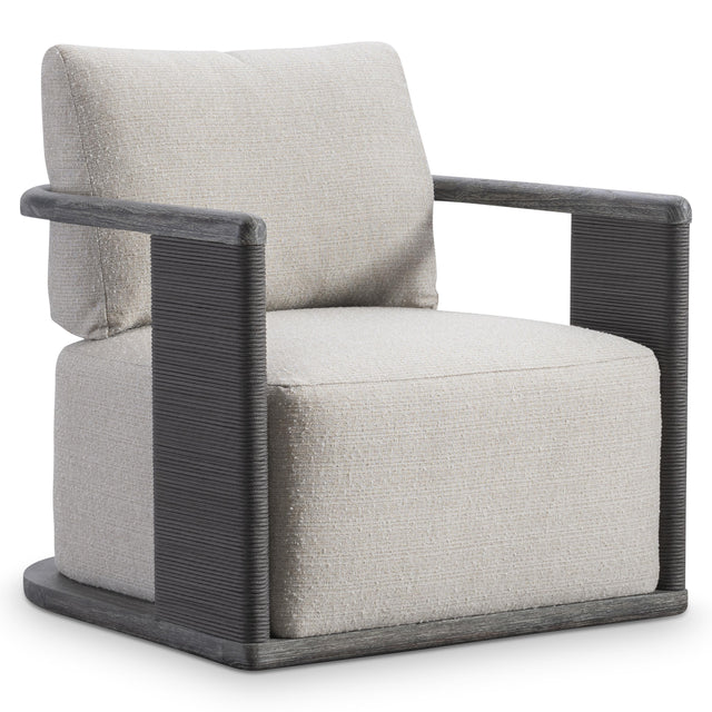 Andros Smoked Truffle Outdoor Outdoor Swivel Chair - Ornate Home