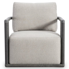 Andros Smoked Truffle Outdoor Outdoor Swivel Chair - Ornate Home