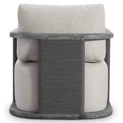Andros Smoked Truffle Outdoor Outdoor Swivel Chair - Ornate Home