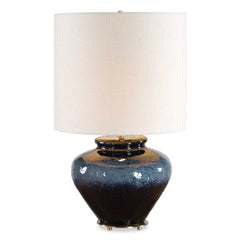 Andrus Blue Glaze Table Lamp - Ornate Home