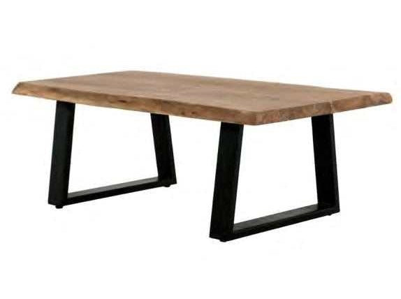 Andy Natural Live Edge Acacia Coffee Table - Ornate Home