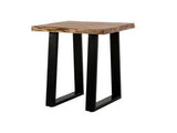 Andy Natural Live Edge Acacia End Table - Ornate Home