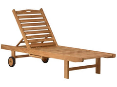 Andy Natural Outdoor Chaise - Ornate Home