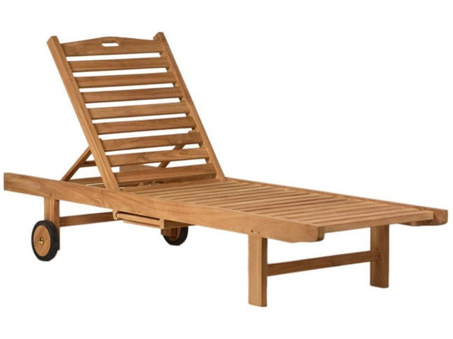 Andy Natural Outdoor Chaise - Ornate Home