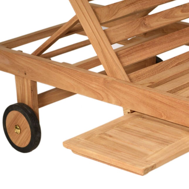 Andy Natural Outdoor Chaise - Ornate Home