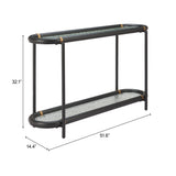 Aneis Black Console Table - Ornate Home