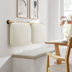 Anela Cream/Natural Wall-Mounted Chenille Upholstered Full Headboard - Ornate Home