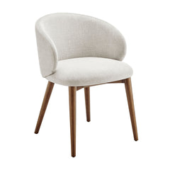 Anelle Linen Upholstered Fabric Dining Chairs (Set of 2) - Ornate Home