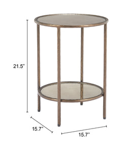 Anelli Bronze Side Table - Ornate Home