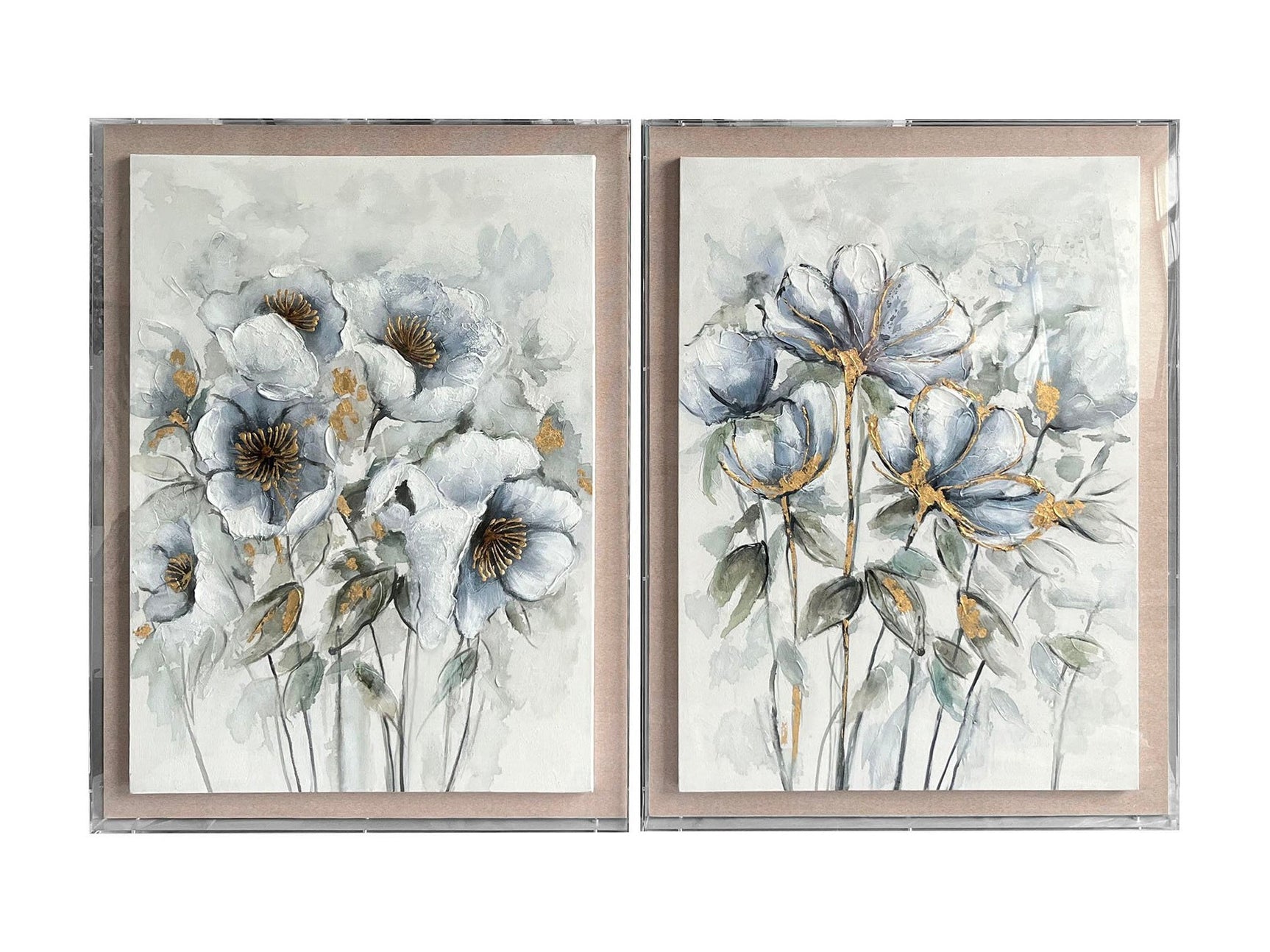 Anemone Blue/Green Wall Art