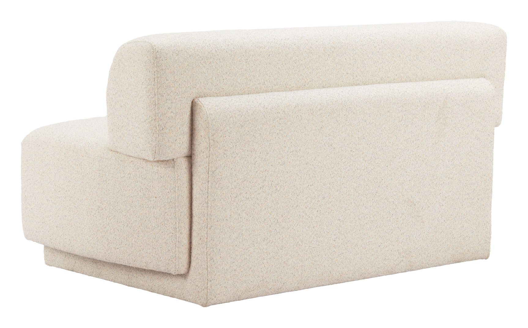 Anese Multigrain Beige Loveseat - Ornate Home