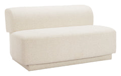 Anese Multigrain Beige Loveseat - Ornate Home