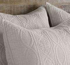 Anessa Taupe Quilt Collection - Ornate Home