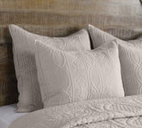 Anessa Taupe Quilt Collection - Ornate Home