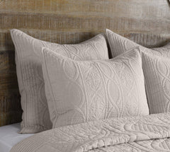 Anessa Taupe Quilt Collection - Ornate Home