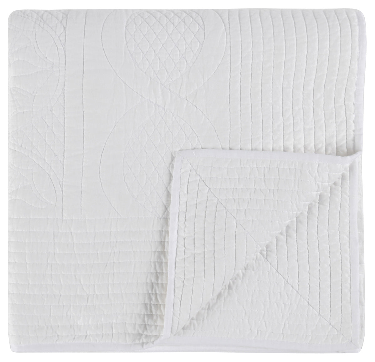 Anessa White Quilt Collection - Ornate Home