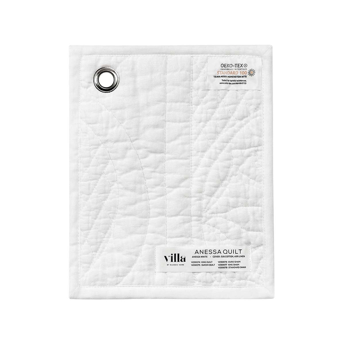 Anessa White Quilt Collection - Ornate Home